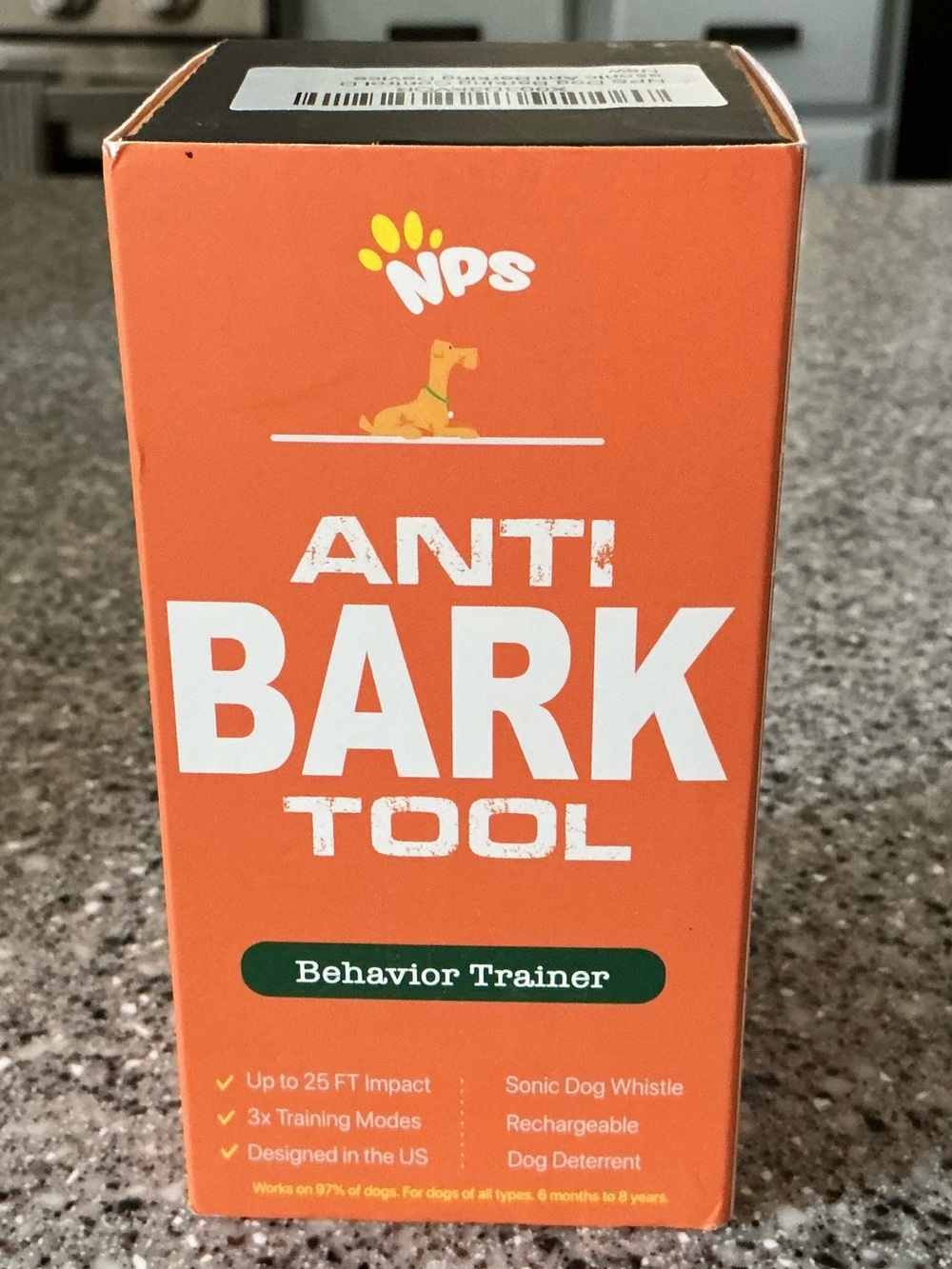 Orange Anti Bark Tool - Behavior Trainer